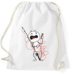 printfashion Pecás_Rajztábla 1 - Sportzsák, Tornazsák - Fehér (5502363)