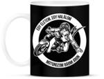 printfashion Egy életem, egy halálom, motorozom bármi áron - Bögre - Fekete (6361216)