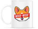 printfashion Corgi Woof-Woof - Bögre - Fehér (5585847)