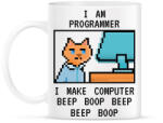 printfashion I am programmer (black) - Bögre - Fehér (7244432)