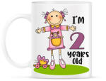 printfashion 2 years old" for girl - Bögre - Fehér (13450460)