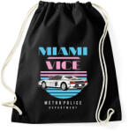 printfashion Miami Vice - Sportzsák, Tornazsák - Fekete (1063470)