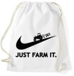 printfashion Just farm it. - Sportzsák, Tornazsák - Fehér (14103149)