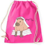 printfashion Mrs. Capybara - Sportzsák, Tornazsák - Fukszia (13864309)