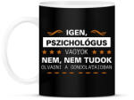 printfashion Olvasni a gondolataidban - Bögre - Fekete (11634922)