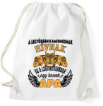 printfashion Kamionos apa - Sportzsák, Tornazsák - Fehér (16427862)
