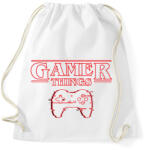printfashion Gamer Things - Sportzsák, Tornazsák - Fehér (4333672)