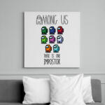printfashion Among us there is one impostor - Vászonkép - Fehér (6634406)
