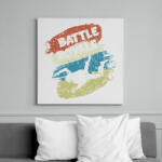 printfashion Battle Royale - Vászonkép - Fehér (6624781)