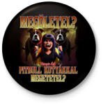 printfashion Vámpír Ági - Kitűző, hűtőmágnes - Fekete (16472083)