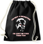 printfashion Nem vagyok szörny - Homelander - Sportzsák, Tornazsák - Fekete (12217106)