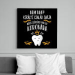 printfashion Szükséged van egy koronára - Vászonkép - Fekete (10354519)