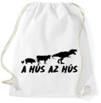 printfashion A hús az hús - Sportzsák, Tornazsák - Fehér (8202756)