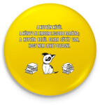 printfashion Olvasás - Kitűző, hűtőmágnes - Sárga (14522325)