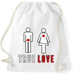 printfashion True love - Sportzsák, Tornazsák - Fehér (3394873)