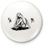 printfashion tündér - Kitűző, hűtőmágnes - Fehér (3080308)