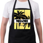 printfashion Miami - Kötény - Fekete (4938163)
