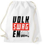 printfashion VOLK-SWAG-EN - Sportzsák, Tornazsák - Fehér (1976954)