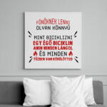 printfashion Főnöknek lenni olyan könnyű - Vászonkép - Fehér (8693879)