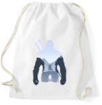 printfashion Witcher Monster Hunter - Sportzsák, Tornazsák - Fehér (2216004)