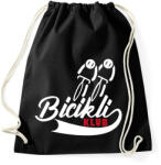 printfashion Bicikli Klub - Sportzsák, Tornazsák - Fekete (16400817)