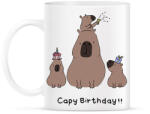 printfashion Capy birthday - Bögre - Fehér (13673236)