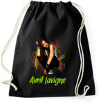 printfashion avril lavigne - Sportzsák, Tornazsák - Fekete (2343591)