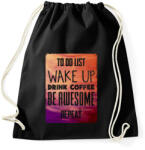 printfashion To do list - Sportzsák, Tornazsák - Fekete (626862)