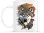 printfashion wolf - Bögre - Fehér (1260587)
