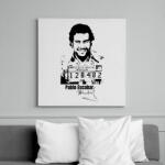 printfashion Pablo Escobar - Vászonkép - Fehér (6636396)