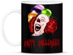 printfashion happy halloween pennywise - Bögre - Fekete (1864808)