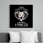 printfashion Megtaláltam a mancsod - Dalmata - Vászonkép - Fekete (6659740)