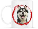 printfashion husky kutyus - férfi - Bögre - Fehér (15319990)