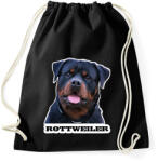 printfashion Rottweiler - Sportzsák, Tornazsák - Fekete (11896707)