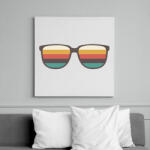 printfashion RETRO Napszemüveg - Vászonkép - Fehér (6635992)