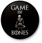 printfashion game of bones - Kitűző, hűtőmágnes - Fekete (3097652)
