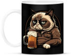printfashion Grumpy macska sörözik - Bögre - Fekete (13037296)