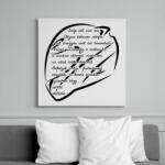 printfashion Szép idő van - Vászonkép - Fehér (6635021)