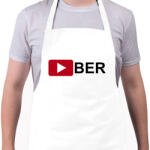printfashion Youtuber - Kötény - Fehér (4906579)