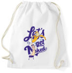 printfashion Meztelenül - Sportzsák, Tornazsák - Fehér (316375)