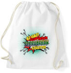 printfashion A szuperhősök februárban születtek - Sportzsák, Tornazsák - Fehér (2138260)