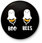 printfashion Boo Bees - Kitűző, hűtőmágnes - Fekete (16680912)