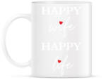 printfashion Happy Wife 4 - Bögre - Fehér (14851414)