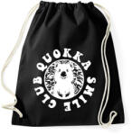 printfashion Quokka smile club - Sportzsák, Tornazsák - Fekete (13931400)