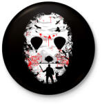 printfashion Kristálytó - Kitűző, hűtőmágnes - Fekete (3091195)