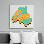 printfashion Eger - Vászonkép - Fehér (7134070)