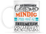 printfashion Értelmes csend - Bögre - Fehér (5978634)