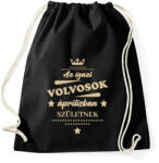 printfashion Az igazi Volvosok - Hónappal - Sportzsák, Tornazsák - Fekete (7195361)