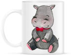 printfashion Cute Hippo - Bögre - Fehér (1586179)