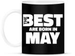 printfashion The Best are born in may - Bögre - Fekete (5428353)
